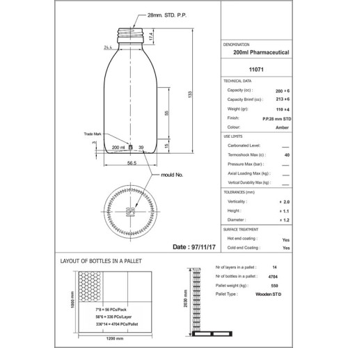 Ecza Şişesi - 200ml